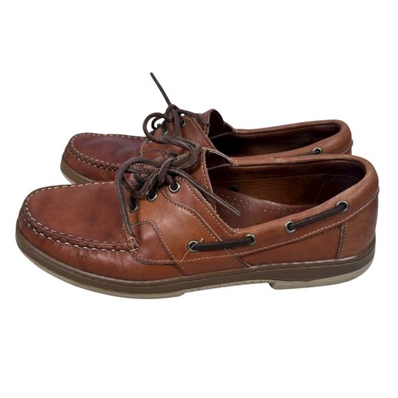 Allen Edmonds Eastport Boat Shoes Men’s US 9 D Brown Leather Lace Up Loafers main image 10
